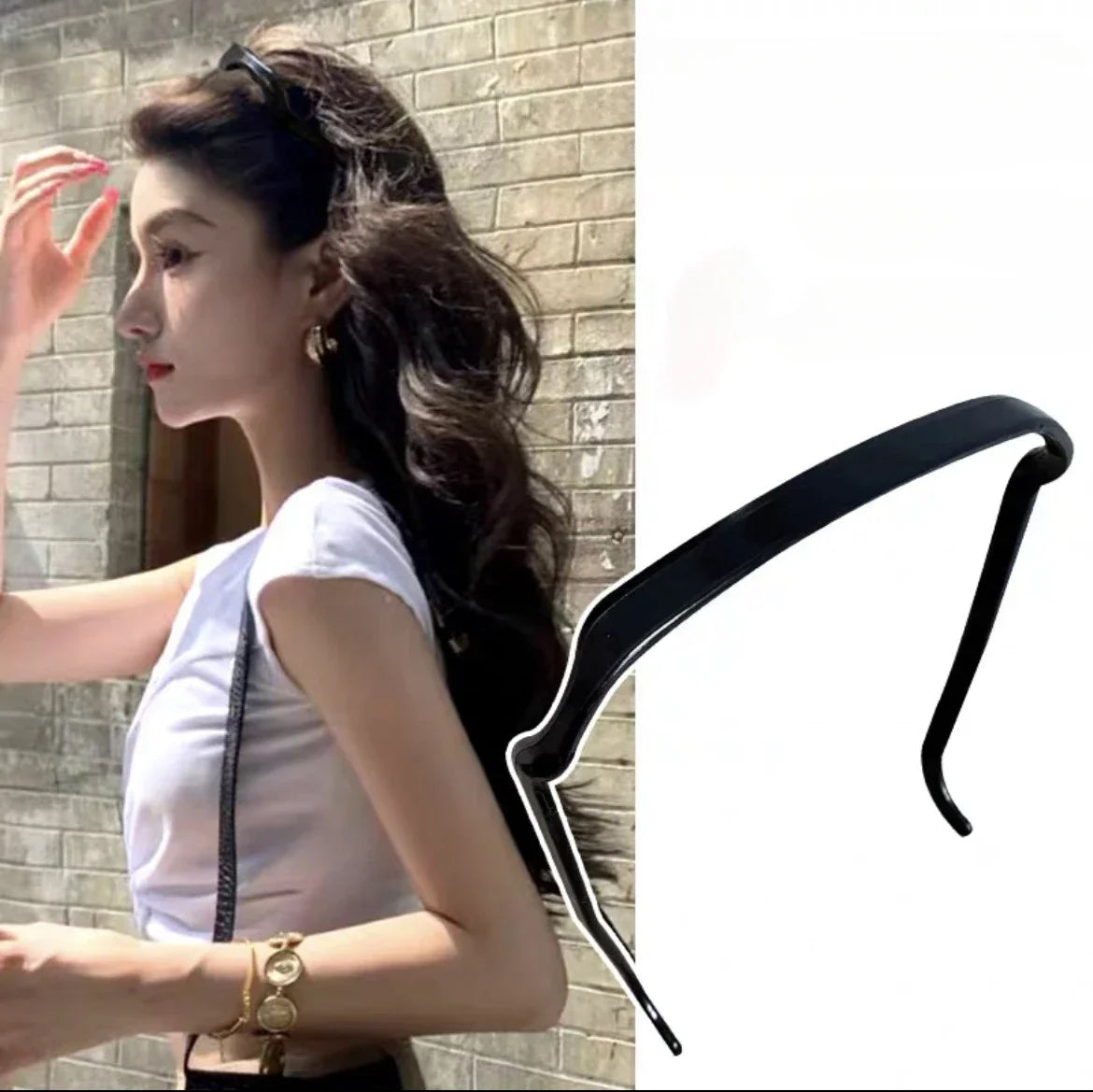 Thick Hair Bundle Sunglasses Hoop and Hair Accessories
