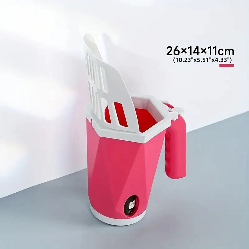 All-in-One Cat Litter Shovel Set with Removable Bin